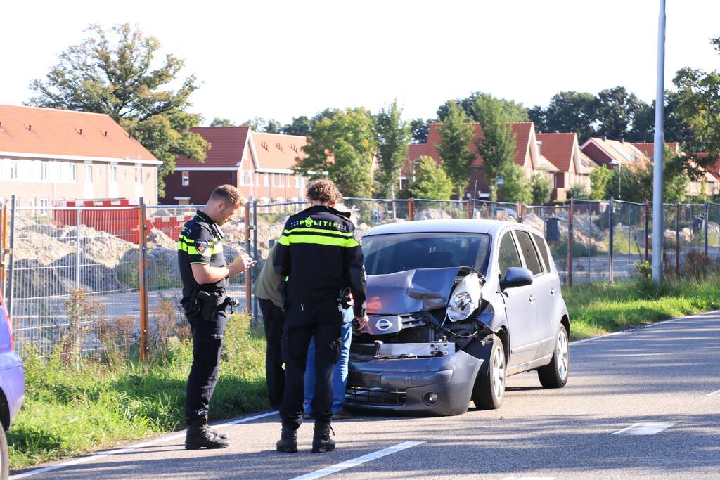 Veel schade bij kop-staartbotsing