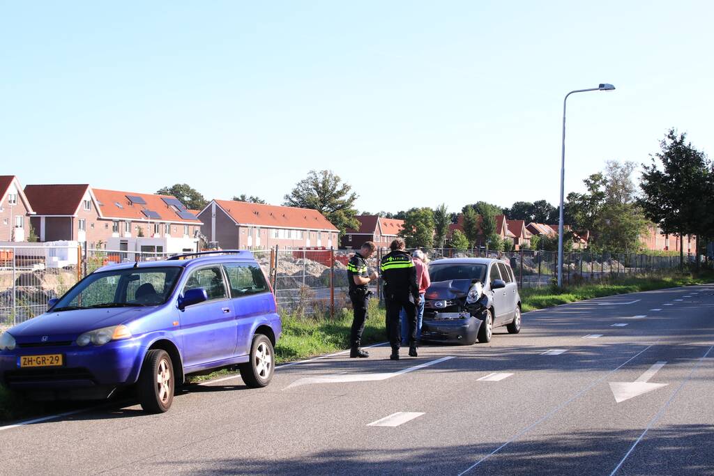 Veel schade bij kop-staartbotsing