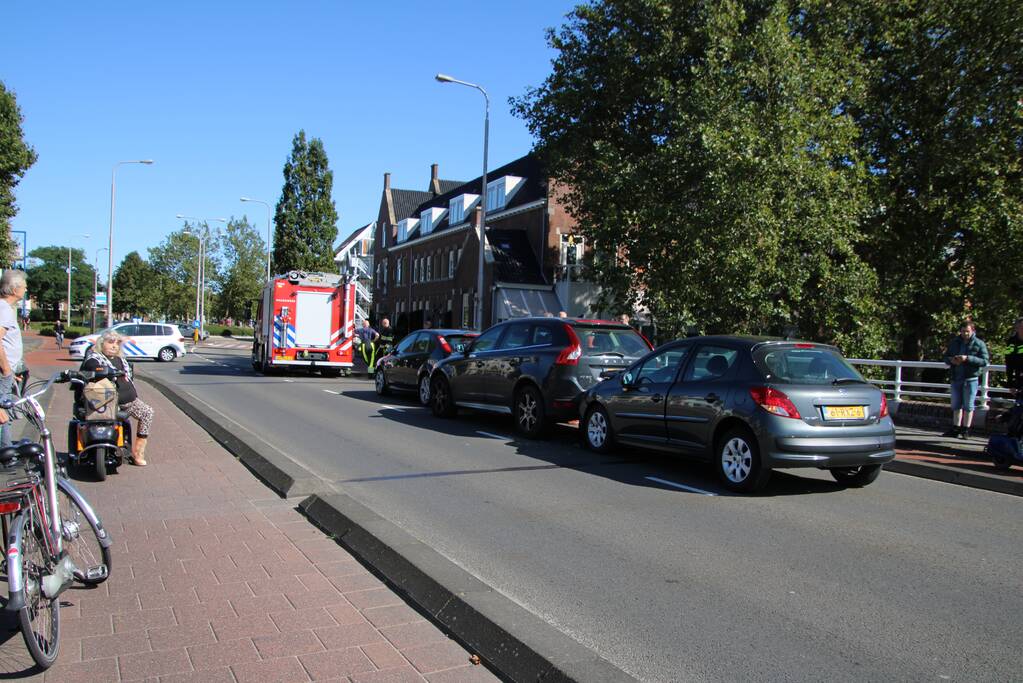 Veel schade bij kop-staartbotsing