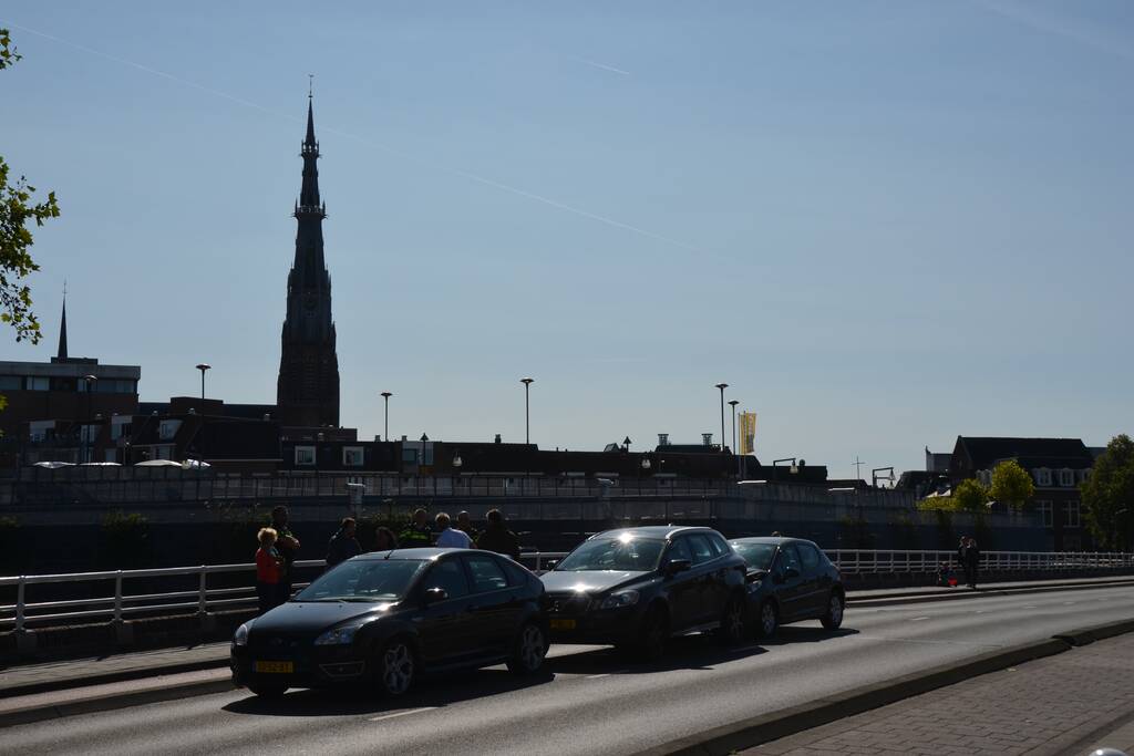 Veel schade bij kop-staartbotsing