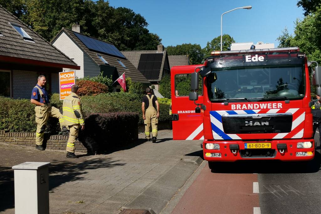 Verkeershinder bij schoorsteenbrand