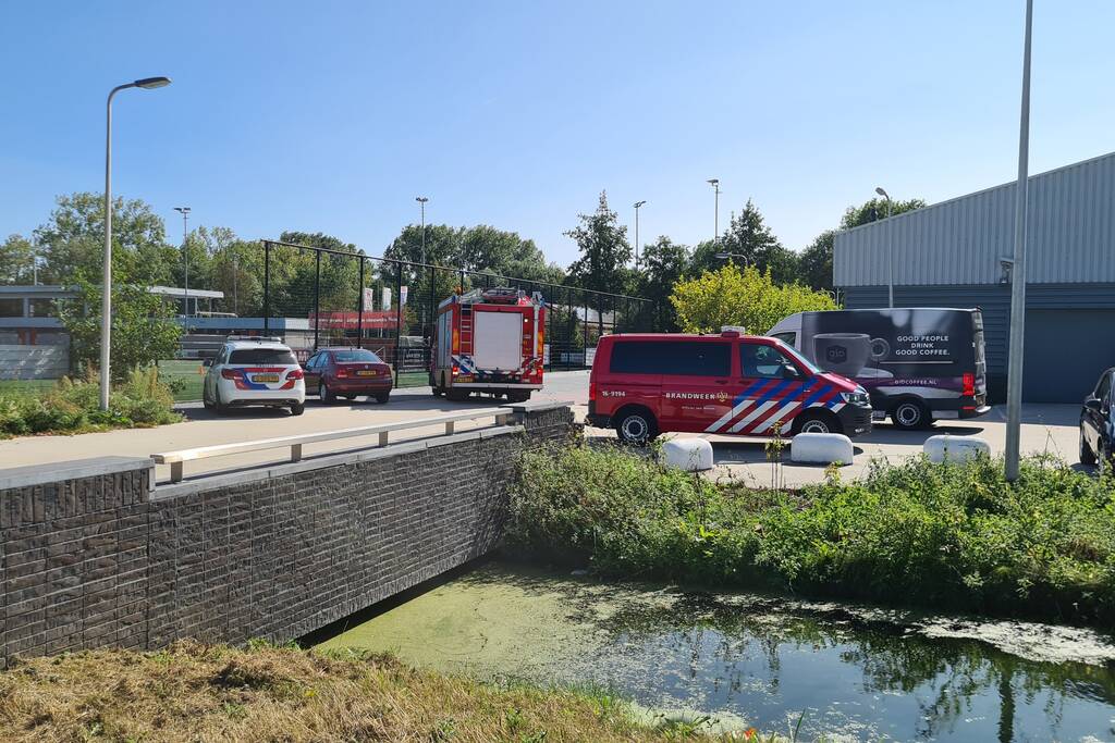 Gasleiding gesprongen op sloopterrein