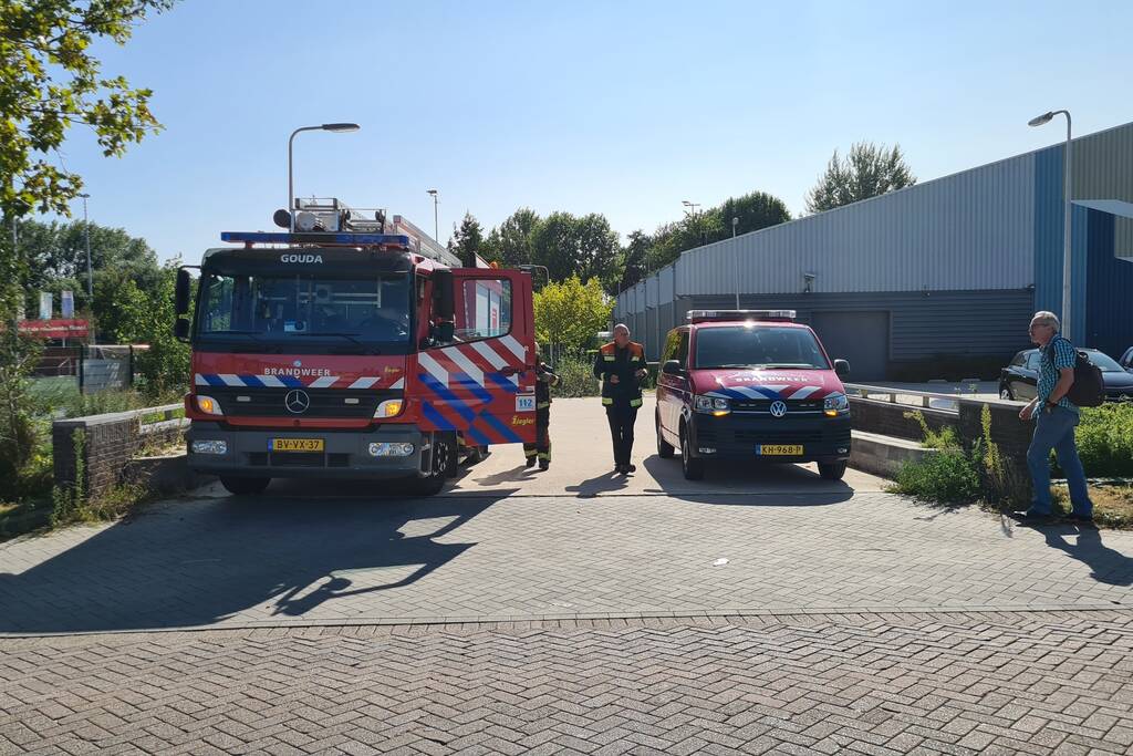 Gasleiding gesprongen op sloopterrein