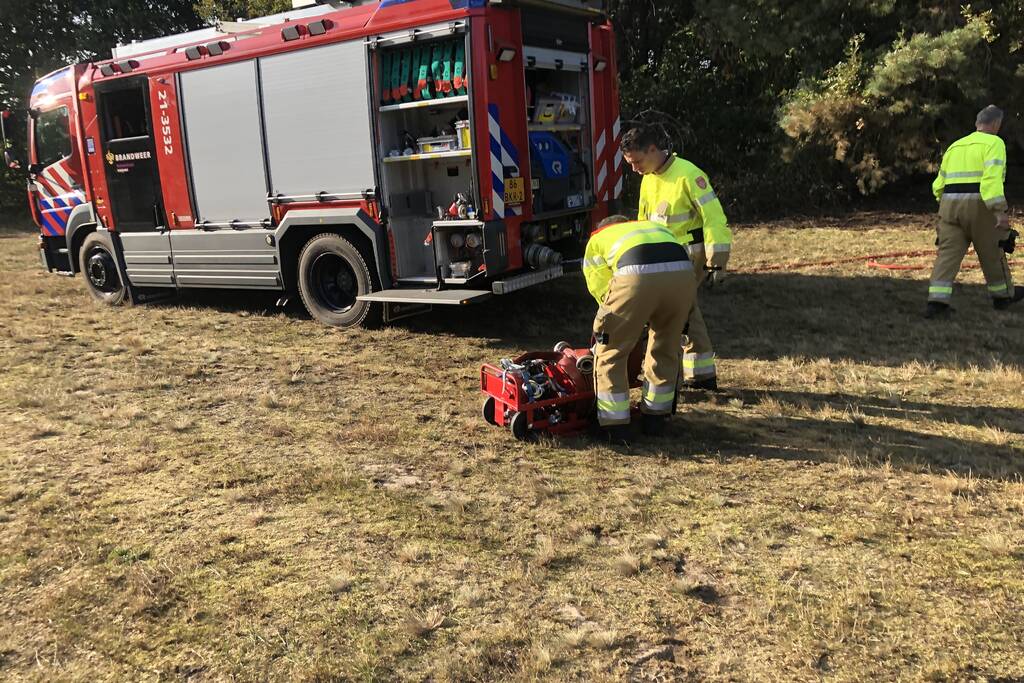 Opnieuw brand in bosgebied