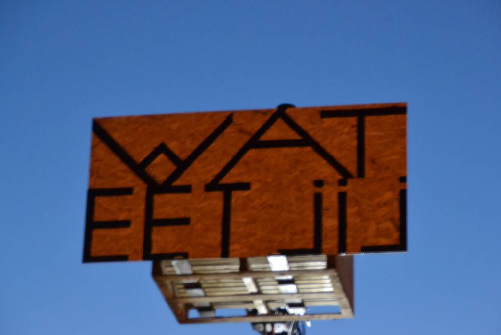 Veel trekkers bij demonstratie op weiland