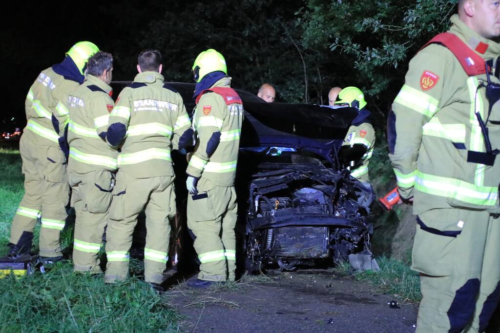 Persoon gewond na eenzijdige aanrijding