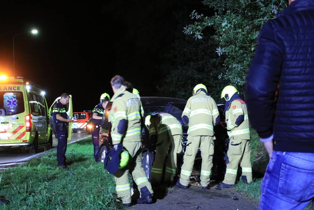 Persoon gewond na eenzijdige aanrijding