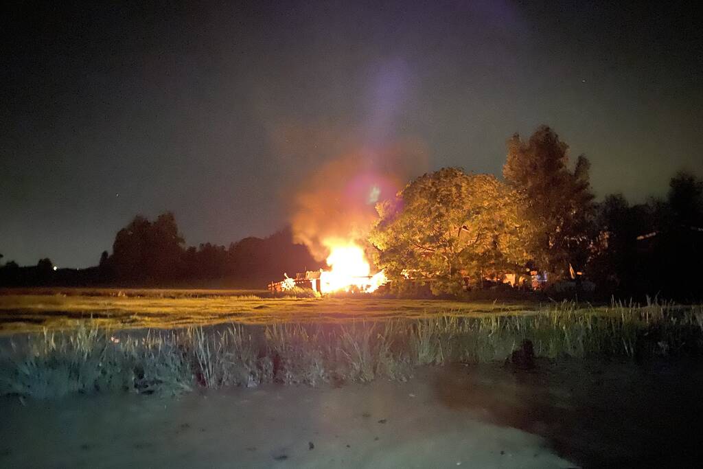 Flinke buitenbrand snel onder controle