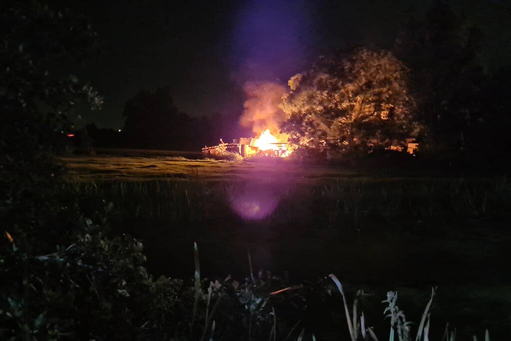 Flinke buitenbrand snel onder controle