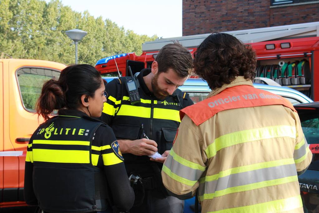 Flinke rookontwikkeling bij brand in kelder