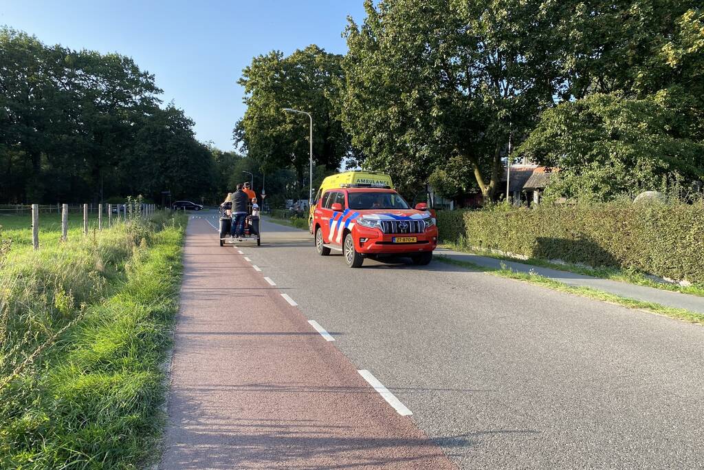 Paardenkoets slaat over de kop