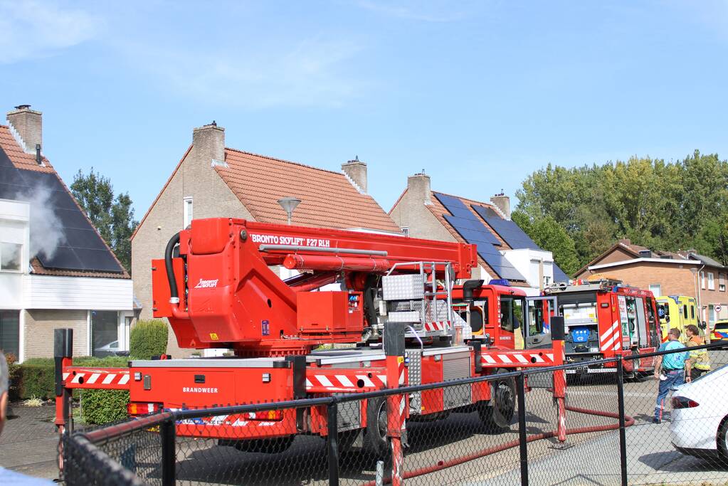 Rookontwikkeling bij brand in woning