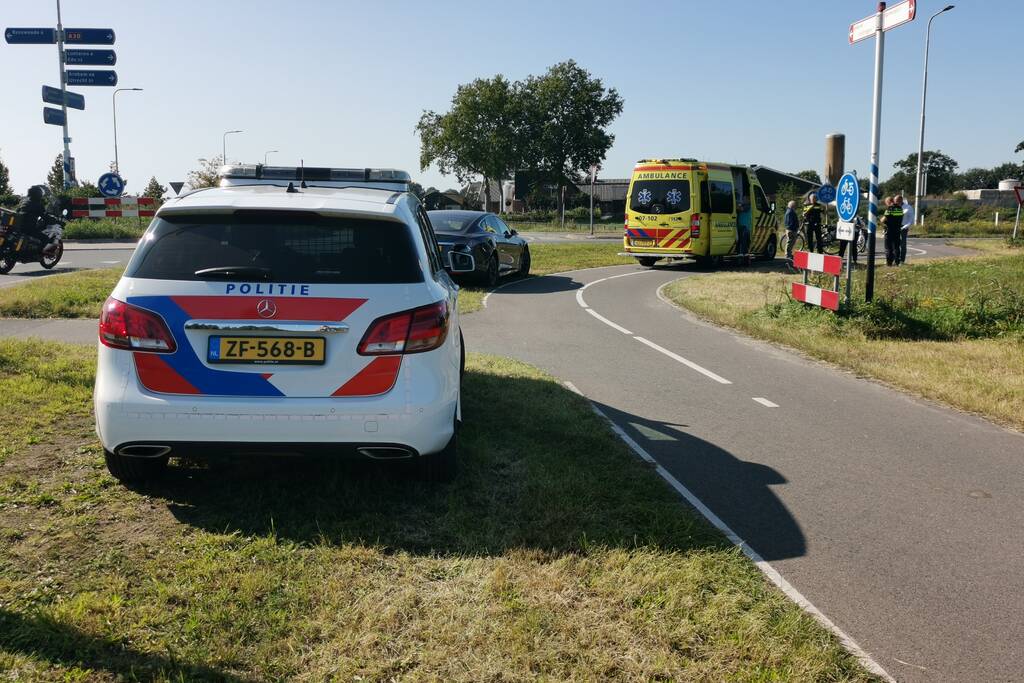 Fietser gewond na val