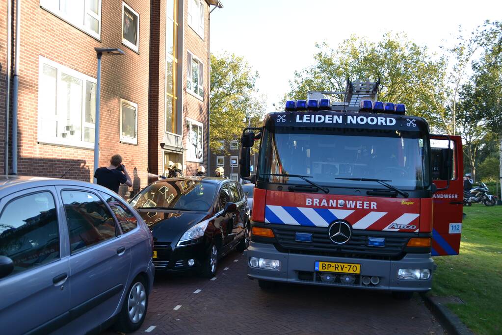 Appartementen beschadigd door scooterbrand