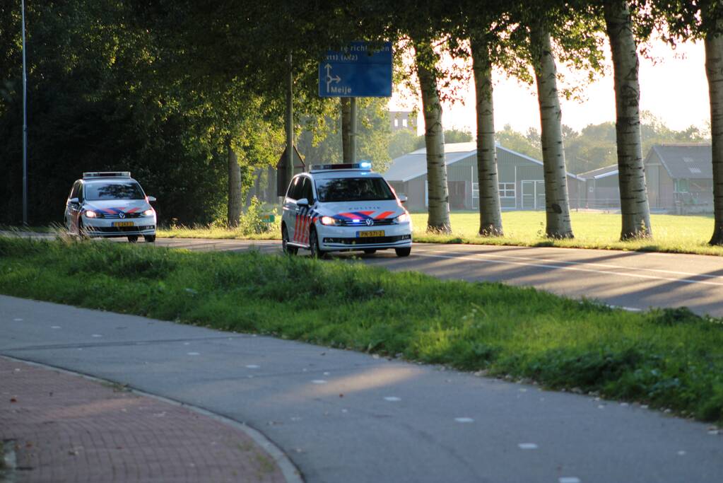 Motorrijder gewond na val