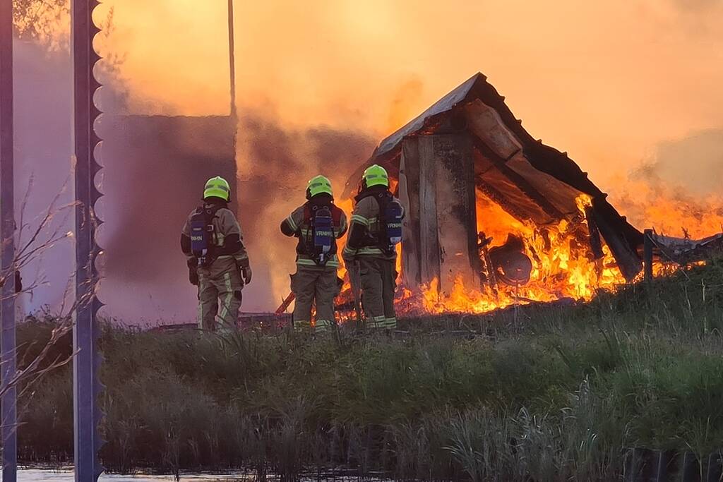Clubhuis van crossvereniging Kooypunt verwoest door brand