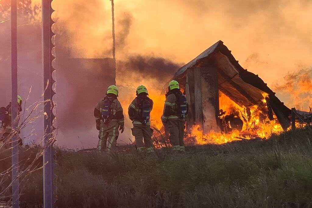 Clubhuis van crossvereniging Kooypunt verwoest door brand