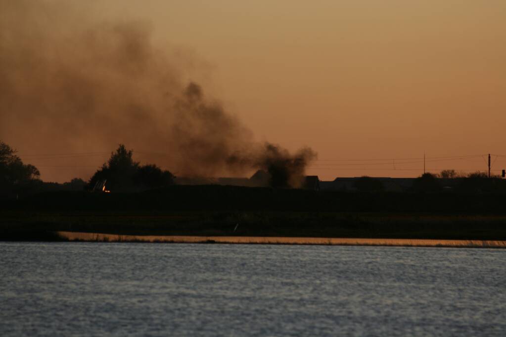 Clubhuis van crossvereniging Kooypunt verwoest door brand