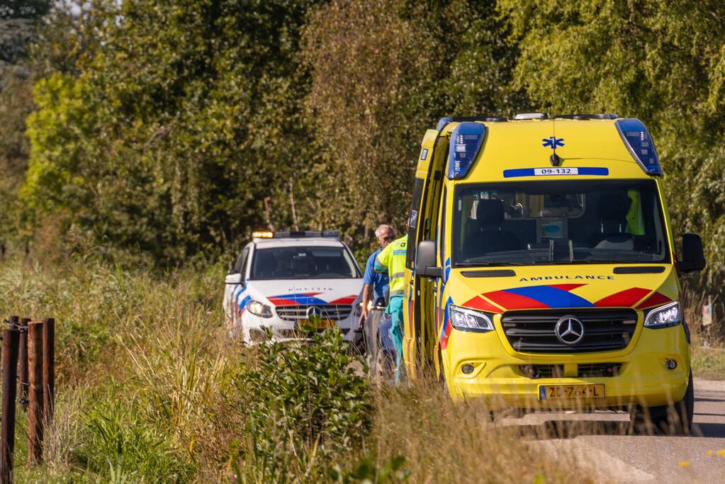 Vrouw op driewieler aangereden