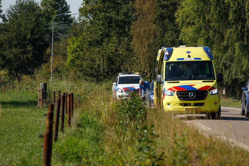 Vrouw op driewieler aangereden