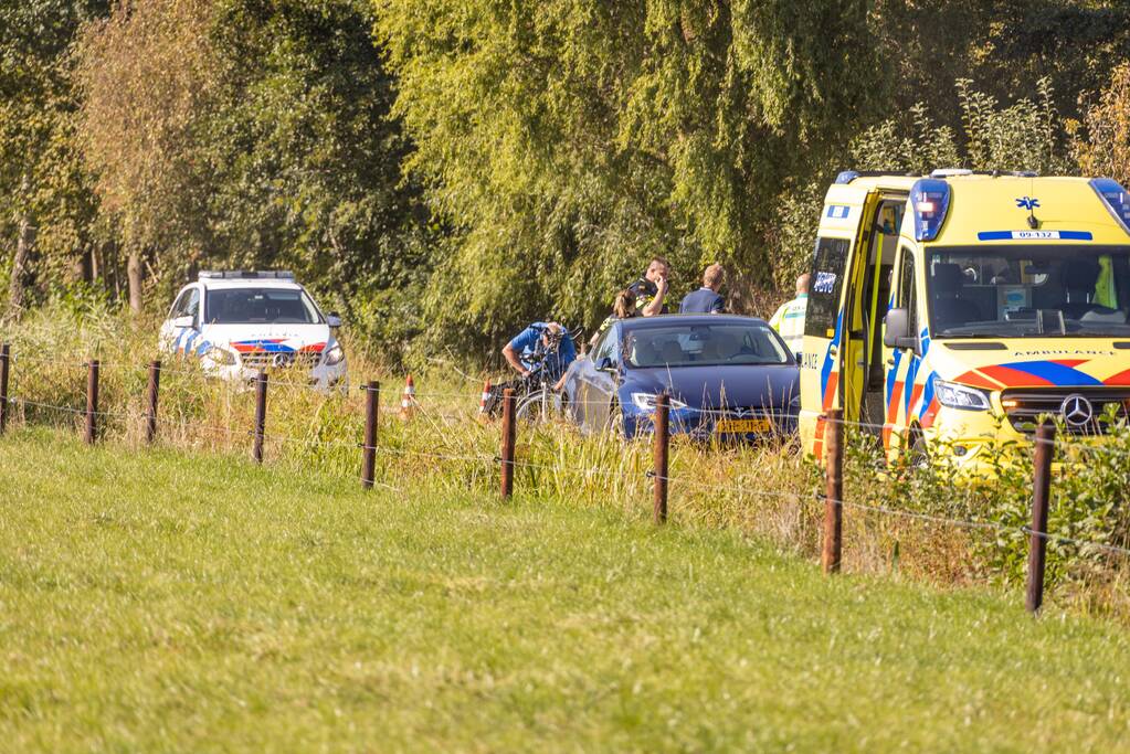 Vrouw op driewieler aangereden