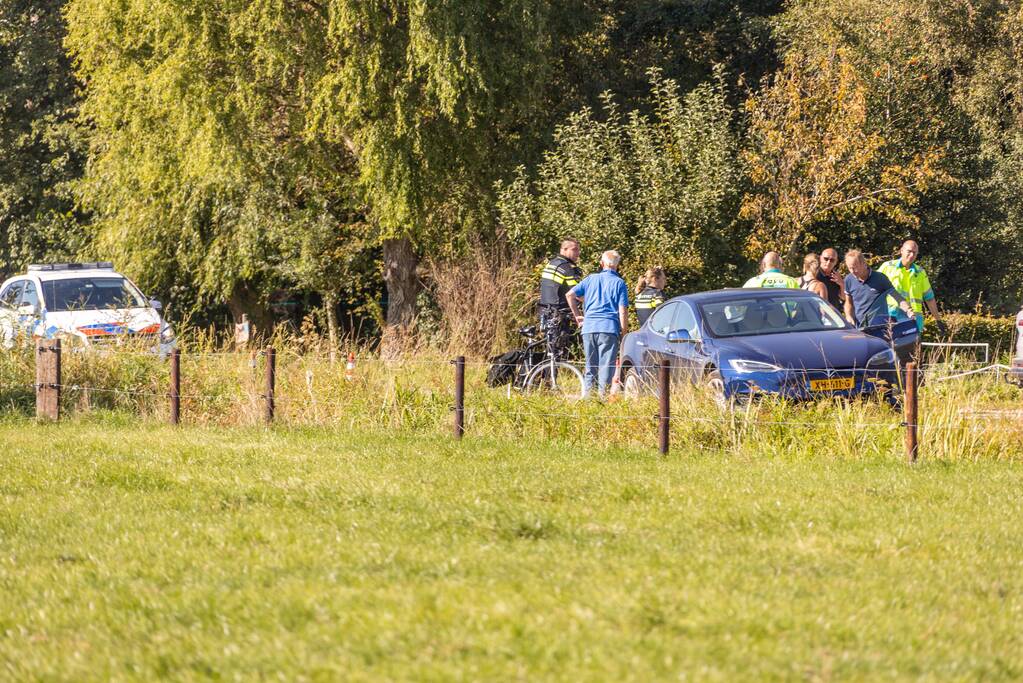 Vrouw op driewieler aangereden