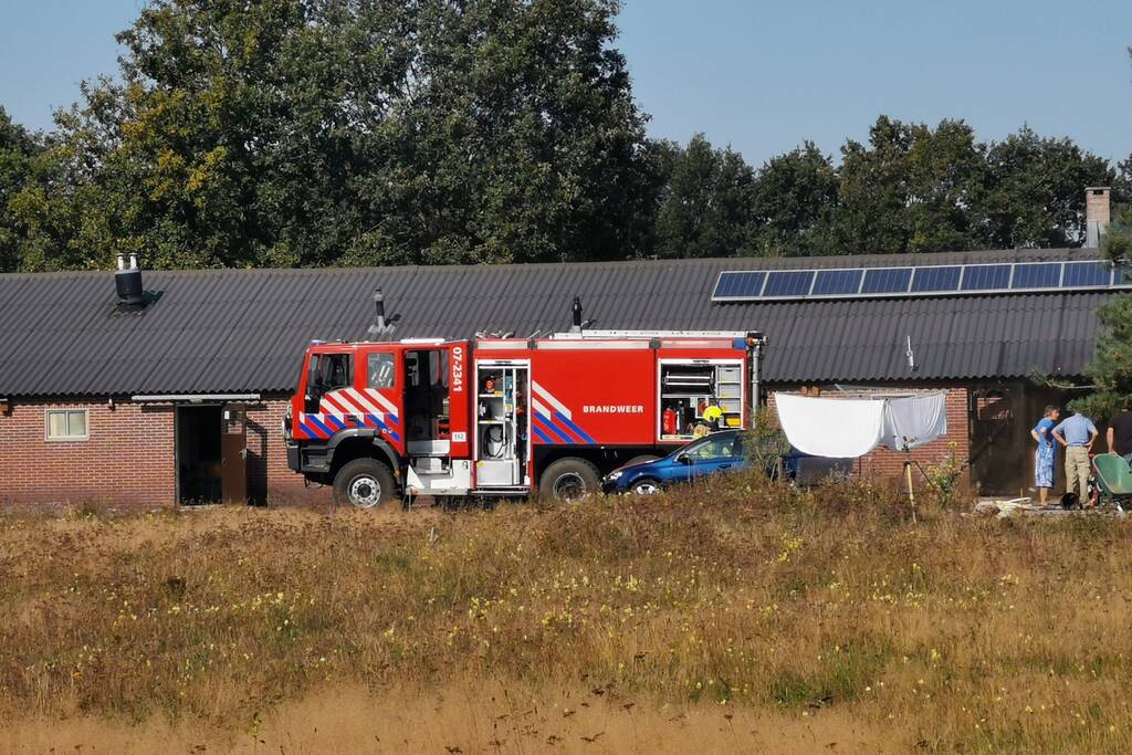 Brand in schuur camping 't Rakkertje