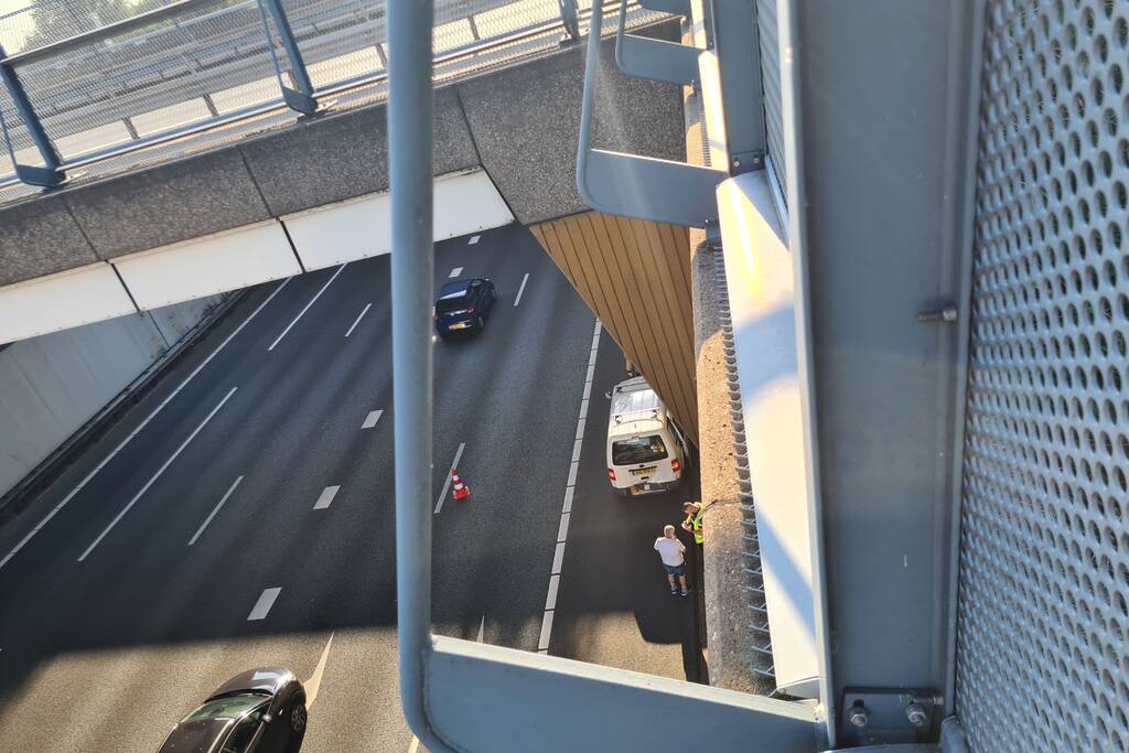 Flinke file na aanrijding