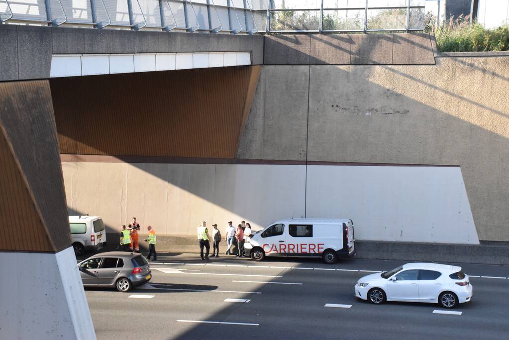 Flinke file na aanrijding