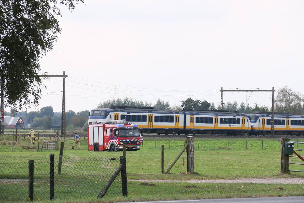 Geen treinverkeer vanwege aanrijding op spoor