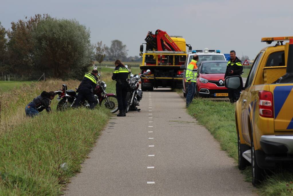 Motorrijder gewond bij aanrijding