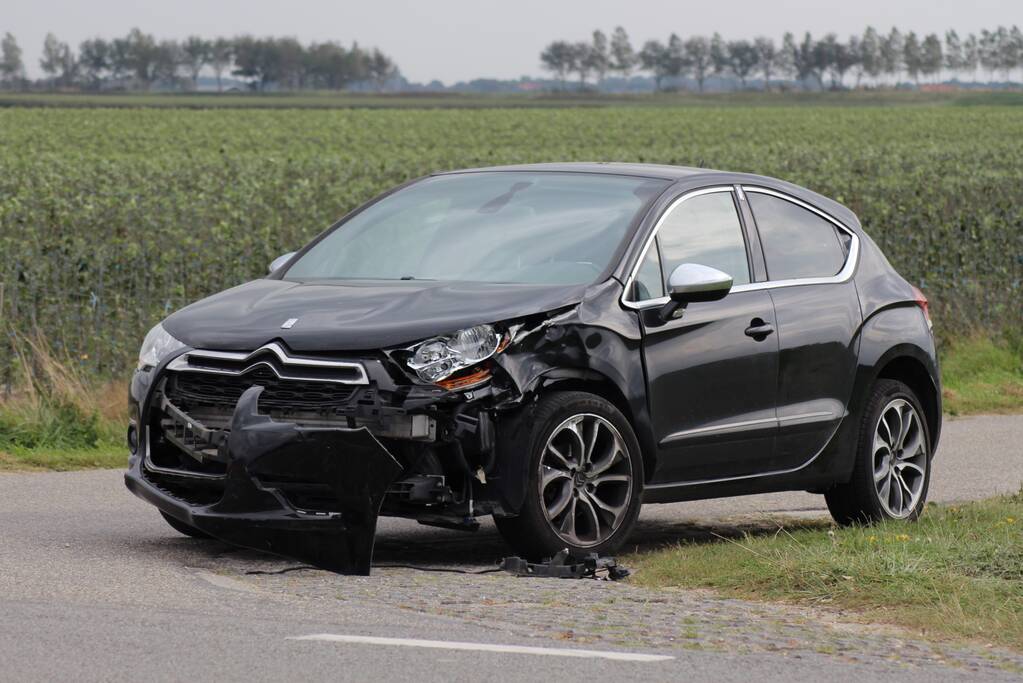Motorrijder gewond bij aanrijding