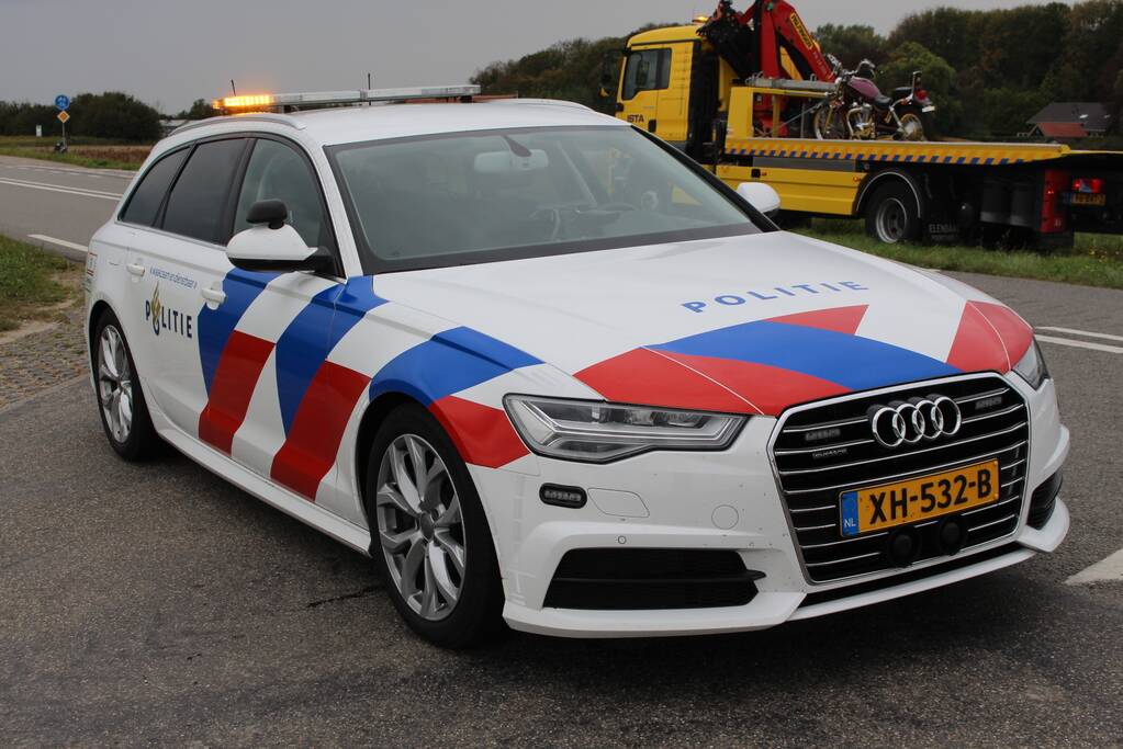 Motorrijder gewond bij aanrijding