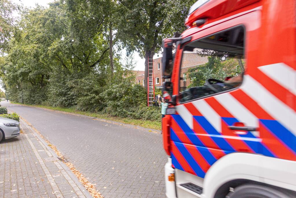 Gevaarlijk hangende tak snel verwijderd