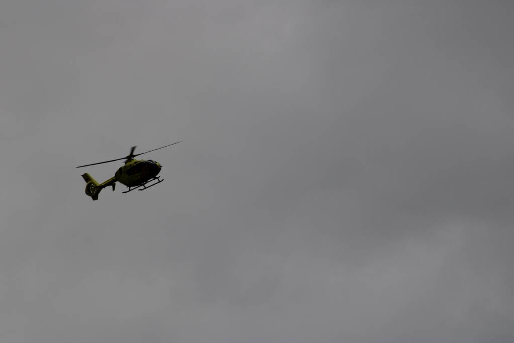 Traumahelikopter ingezet voor incident