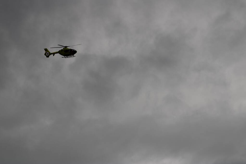 Traumahelikopter ingezet voor incident
