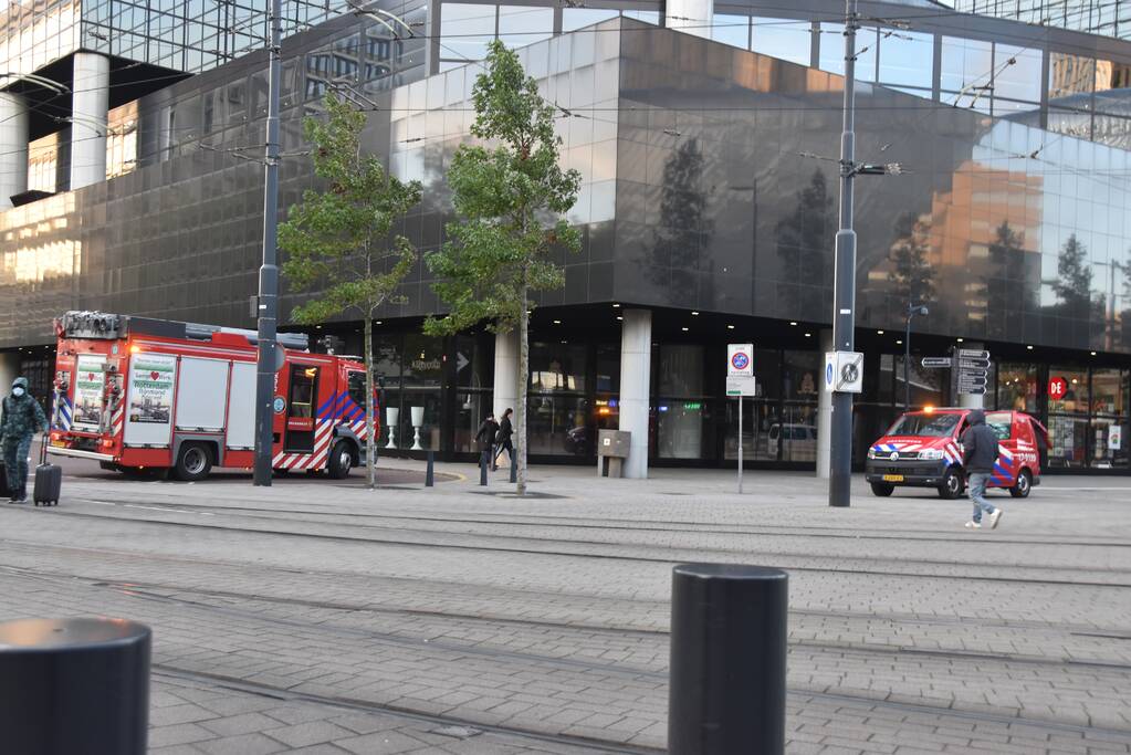 Brand in wisselverwarming op spoor van Centraal Station