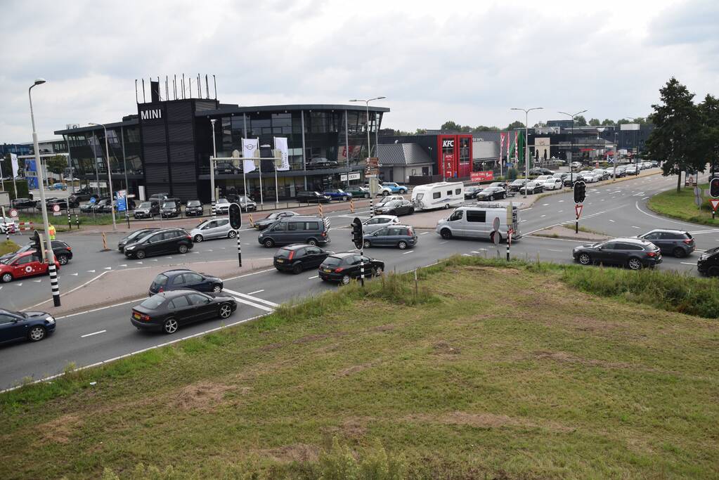 Verkeerschaos door werkzaamheden op snelweg
