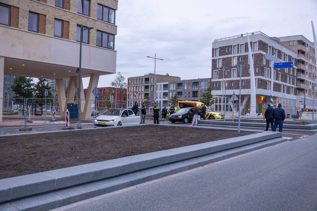 Flinke schade na aanrijding tussen twee auto's