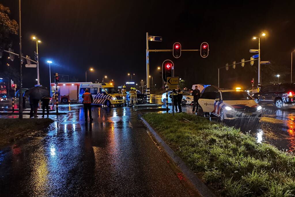 Gewonde bij aanrijding op kruising