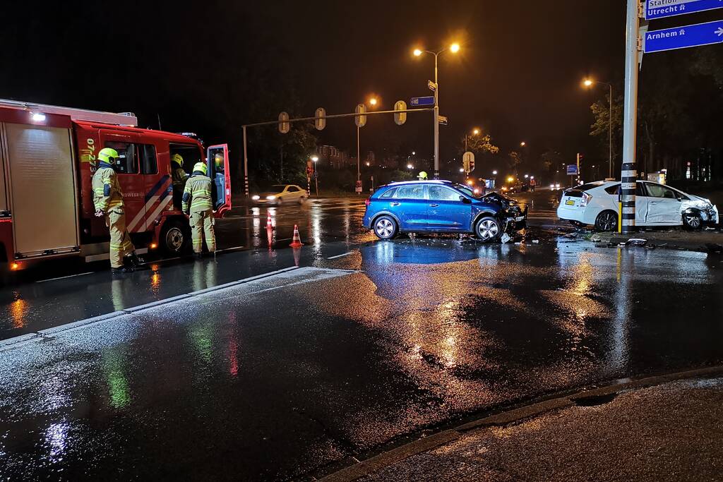 Gewonde bij aanrijding op kruising
