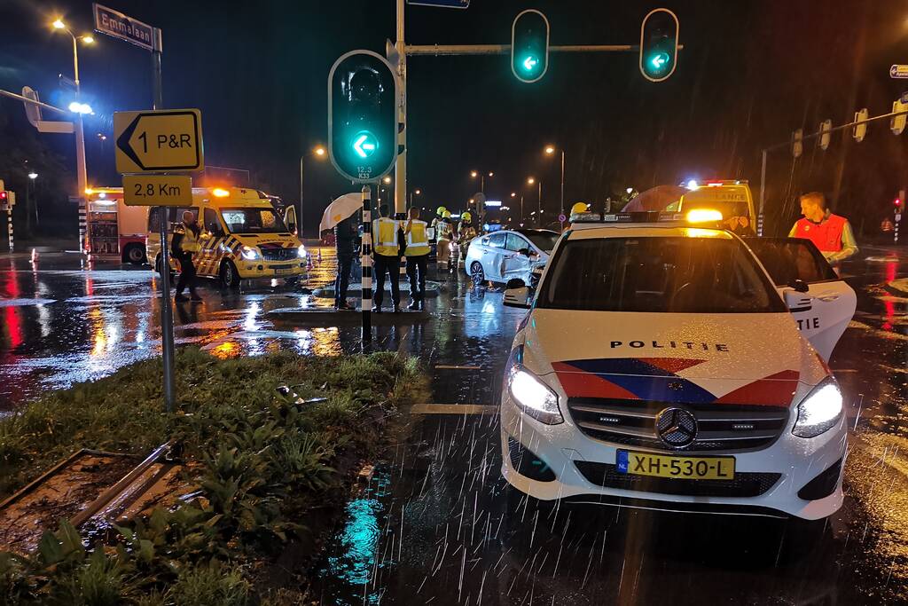 Gewonde bij aanrijding op kruising