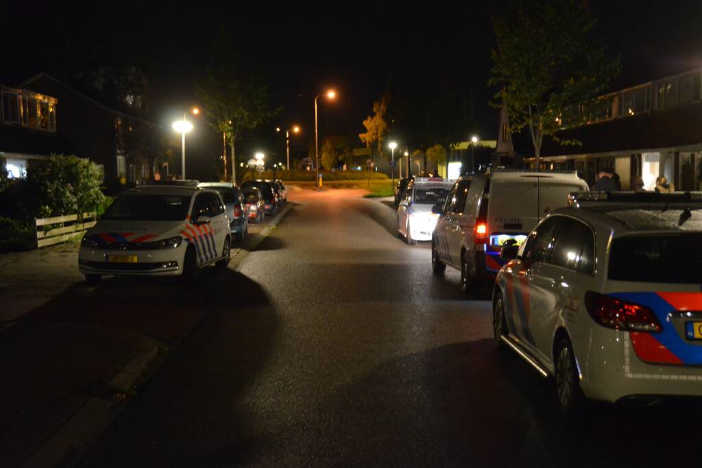 Veel politie op de been melding steekpartij
