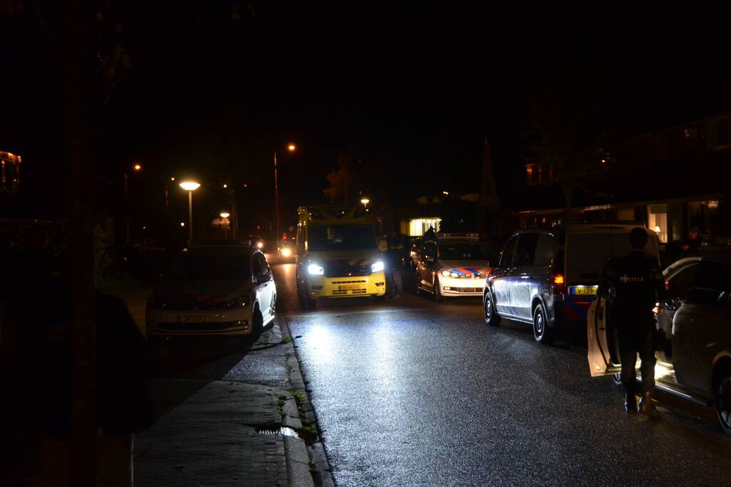 Veel politie op de been melding steekpartij