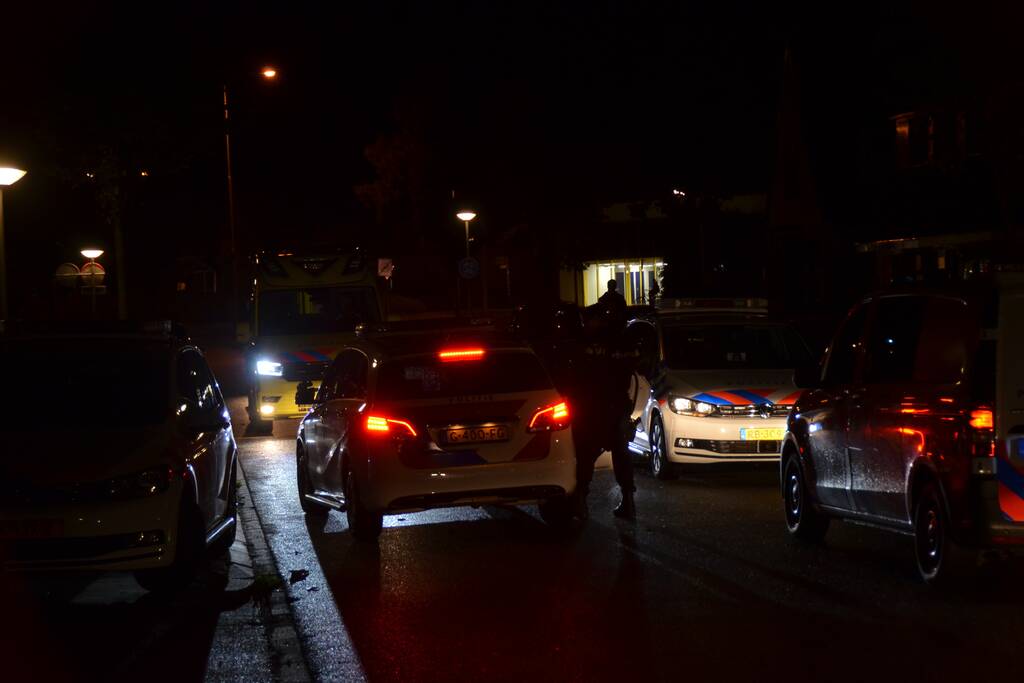 Veel politie op de been melding steekpartij