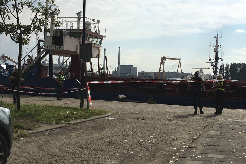 Douane en politie doorzochten schip de Sun Rio
