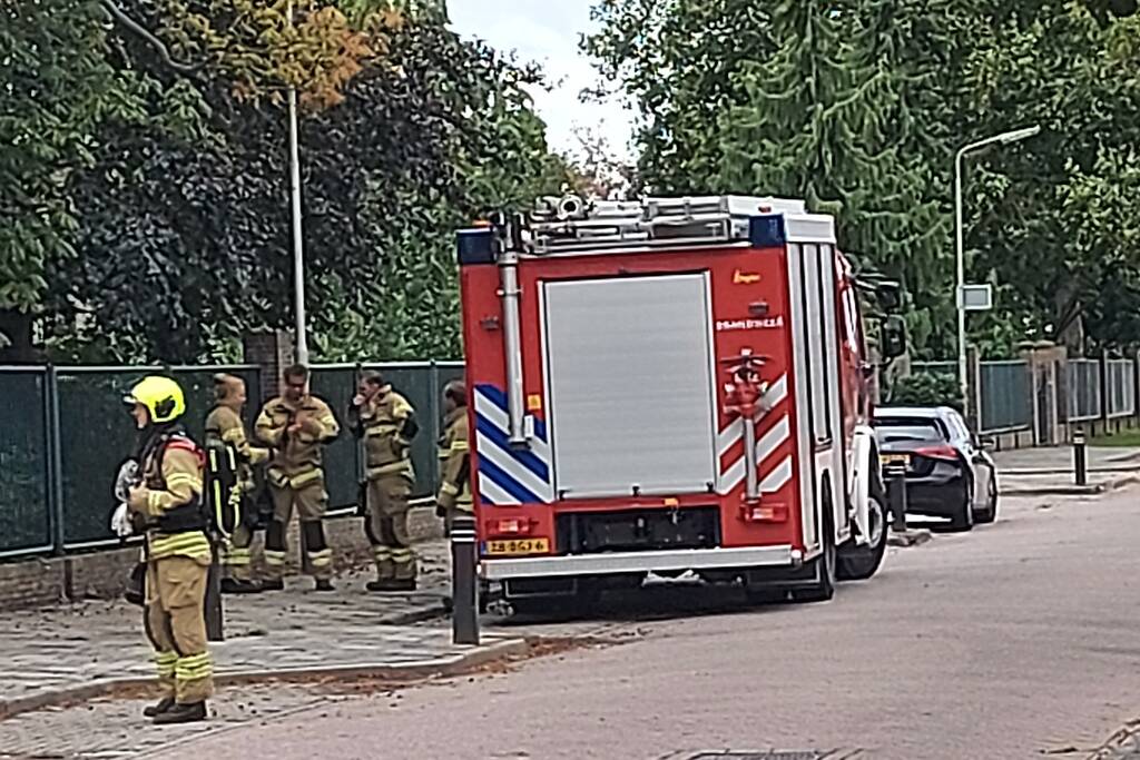 Brandweer doet onderzoek naar gaslucht