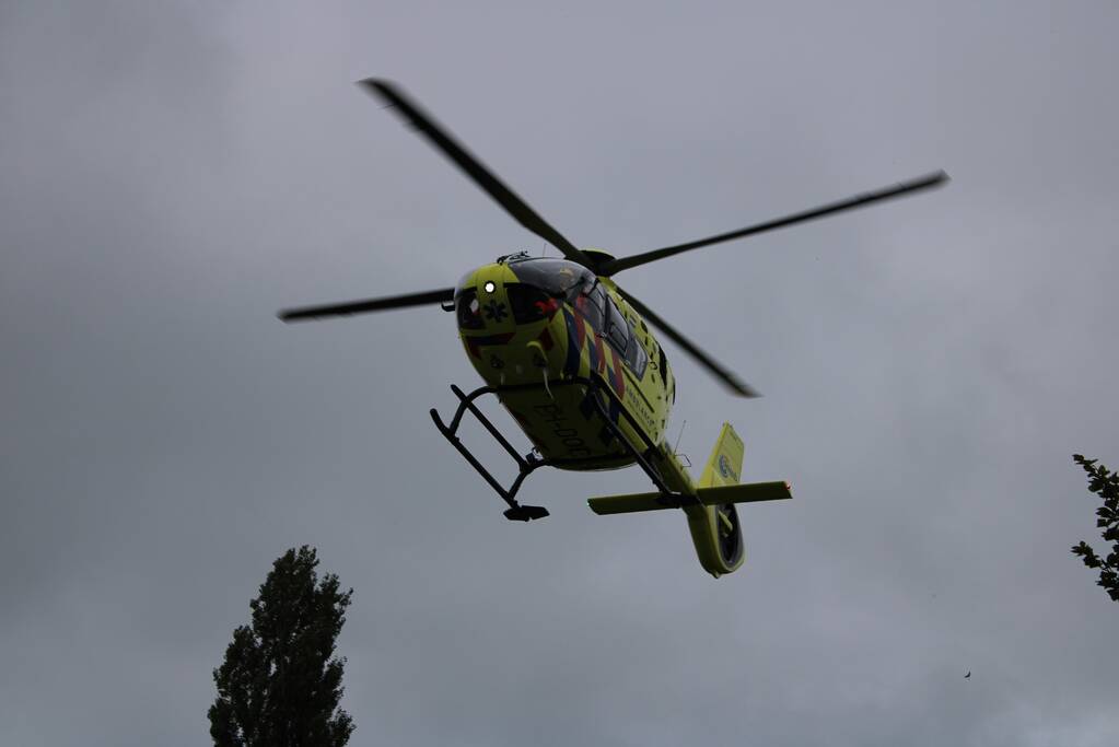 Traumahelikopter ingezet voor incident