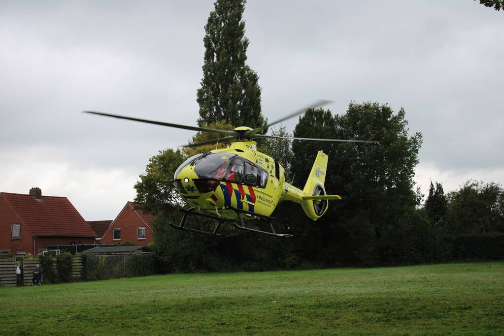 Traumahelikopter ingezet voor incident