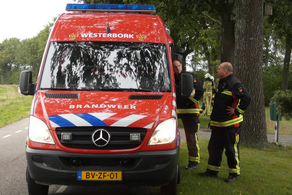Gaslucht waargenomen naast woning